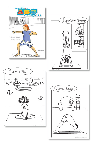 ABC Yoga Coloring Book
