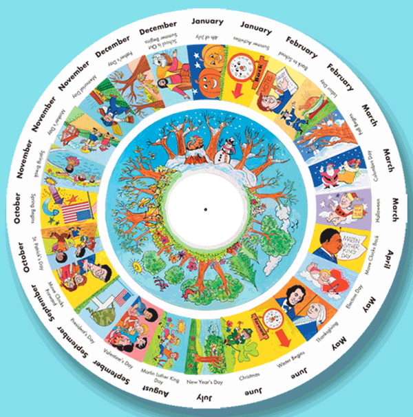 The Entire World of Celebrations and Seasons SelectaHoliday Wheel