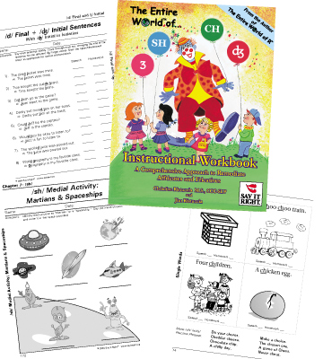 The Entire World of SH and CH Instructional Workbook - Affricates and ...