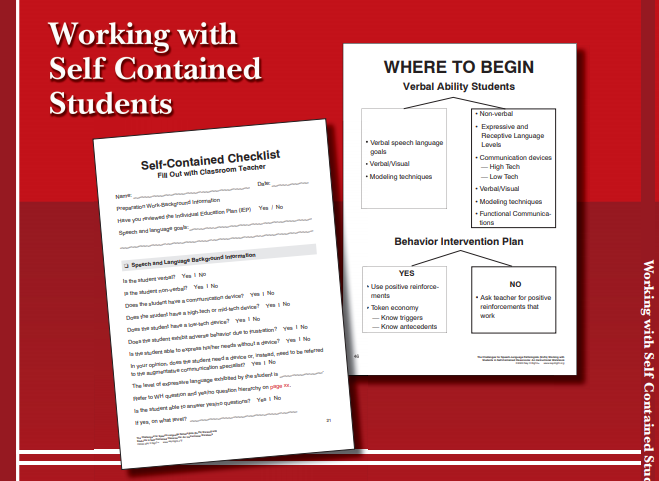 Working With Self Contained and Adaptive Students (Digital Download)