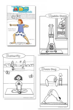 Learn With Yoga  ABC Yoga Coloring Book
