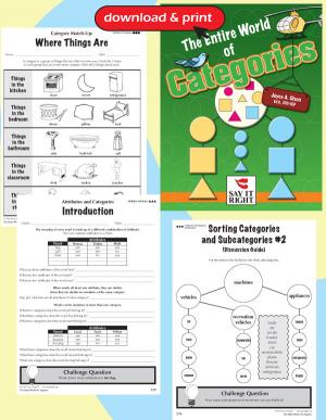 The Entire World of Categories (Digitial Download)