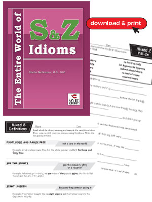 The Entire World of S & Z Idioms (Digital Download)