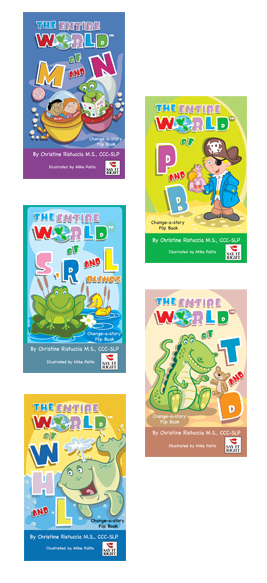 Early Developing Sounds  Articulation Flip BooksContains: EDS-002 EDS-003 EDS-004 EDS-005 EDS-006